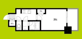 フォーリアライズ難波リアン【5階】の間取り