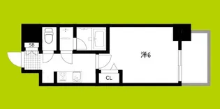 フォーリアライズ難波リアン【4階】の間取り