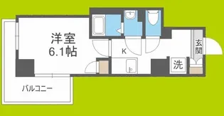 エスカーサ大阪WEST九条駅前【5階】の間取り