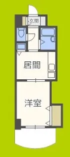 ノルデンハイムリバーサイド十三【4階】の間取り