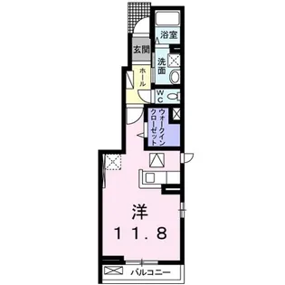 グランリヴェール本町【1階】の間取り