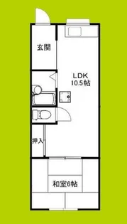 デイグラン今福【1階】の間取り