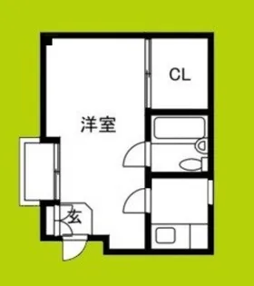 関目井上ビル【4階】の間取り