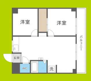 リアライズ玉出【6階】の間取り