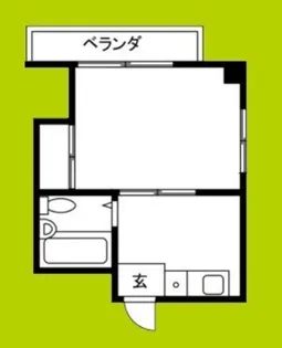 晩成ハイツ関目【4階】の間取り