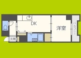 新大阪グランドハイツ北【6階】の間取り