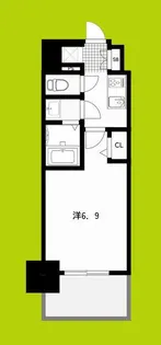 フォーリアライズ尼崎エラン【11階】の間取り