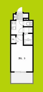 フォーリアライズ尼崎エラン【11階】の間取り