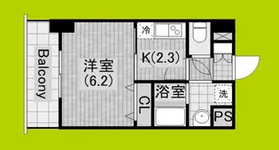 セゾンラトゥール新今里 【4階】の間取り