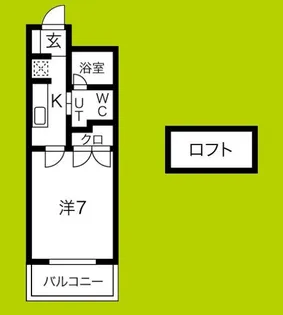 W.O.B.FUKUSHIMA【3階】の間取り