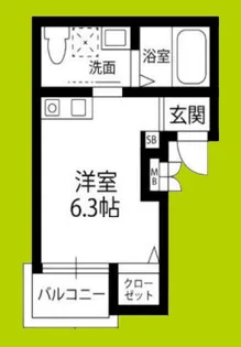 シナジーコート野田阪神【1階】の間取り