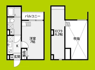 Soleil 中川【2階】の間取り