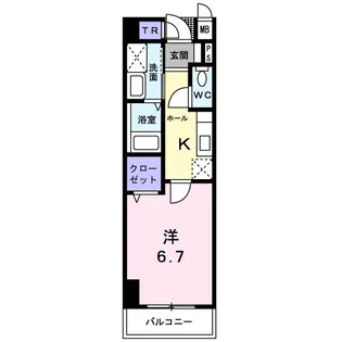 SEDNA鶴見緑地【5階】の間取り