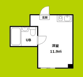 昭和グランドハイツ森之宮【3階】の間取り
