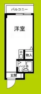 ベルメゾンリズ【6階】の間取り