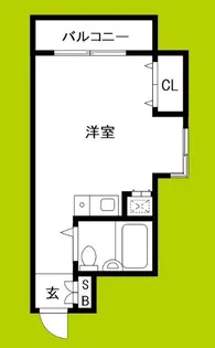 メロディーハイム大今里【2階】の間取り