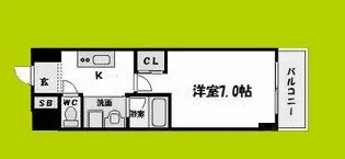 インペリアル靭本町【4階】の間取り