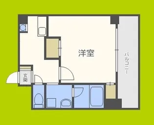 インペリアル靭本町【5階】の間取り