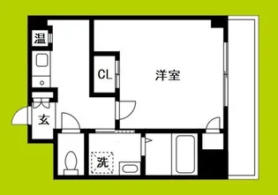インペリアル靭本町【5階】の間取り