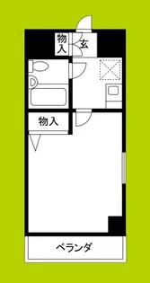 エスリード天王寺【10階】の間取り