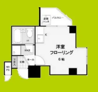ライオンズマンション天王寺【4階】の間取り