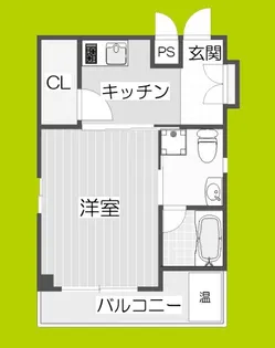 ヒルトップハイム桜川【9階】の間取り