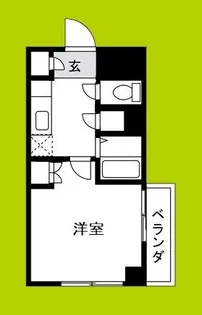 リバティ桜川【3階】の間取り