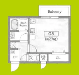 AILE南塚口V【2階】の間取り