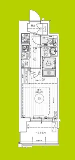 エステムコート難波WEST-SIDEVIIIエクシーナ【10階】の間取り