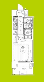 エステムコート難波WEST-SIDEVIIIエクシーナ【9階】の間取り