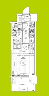 エステムコート難波WEST-SIDEVIIIエクシーナ【4階】の間取り
