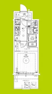 エステムコート難波WEST-SIDEVIIIエクシーナ【8階】の間取り