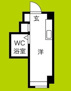 グランドハイツ蒲生【6階】の間取り