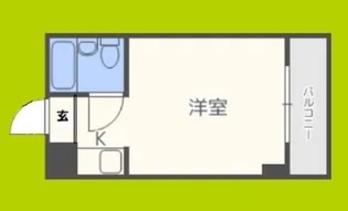 アインス蒲生【3階】の間取り