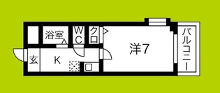 エクシード菅野【3階】の間取り
