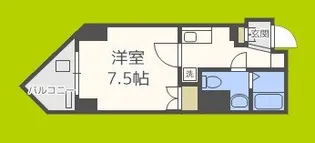 ORYZA肥後橋【8階】の間取り