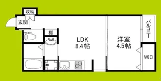 Leggero牧野【3階】の間取り