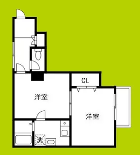 メゾンヒデックス【1階】の間取り