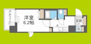 プレサンス大手前パークサイドII【5階】の間取り