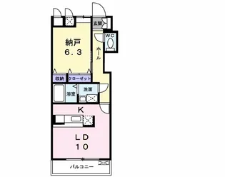 グリンデルワルト【5階】の間取り