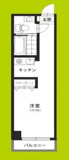 メリー新今里【3階】の間取り