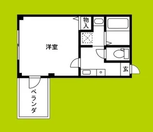 カーサクレスト清水II【2階】の間取り