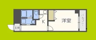 IF都島【6階】の間取り