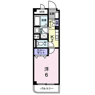 シンコ・コスモス【2階】の間取り