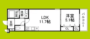 フジパレス 鶴原【2階】の間取り