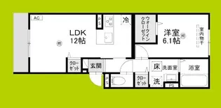 orchidea 大鳥【3階】の間取り