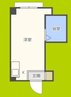 ブルースカイ城東【2階】の間取り