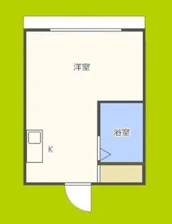 ブルースカイ城東【2階】の間取り