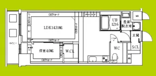 LEGALAND+猫 MIYAKOJIMA【8階】の間取り