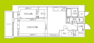 LEGALAND+猫 MIYAKOJIMA【8階】の間取り